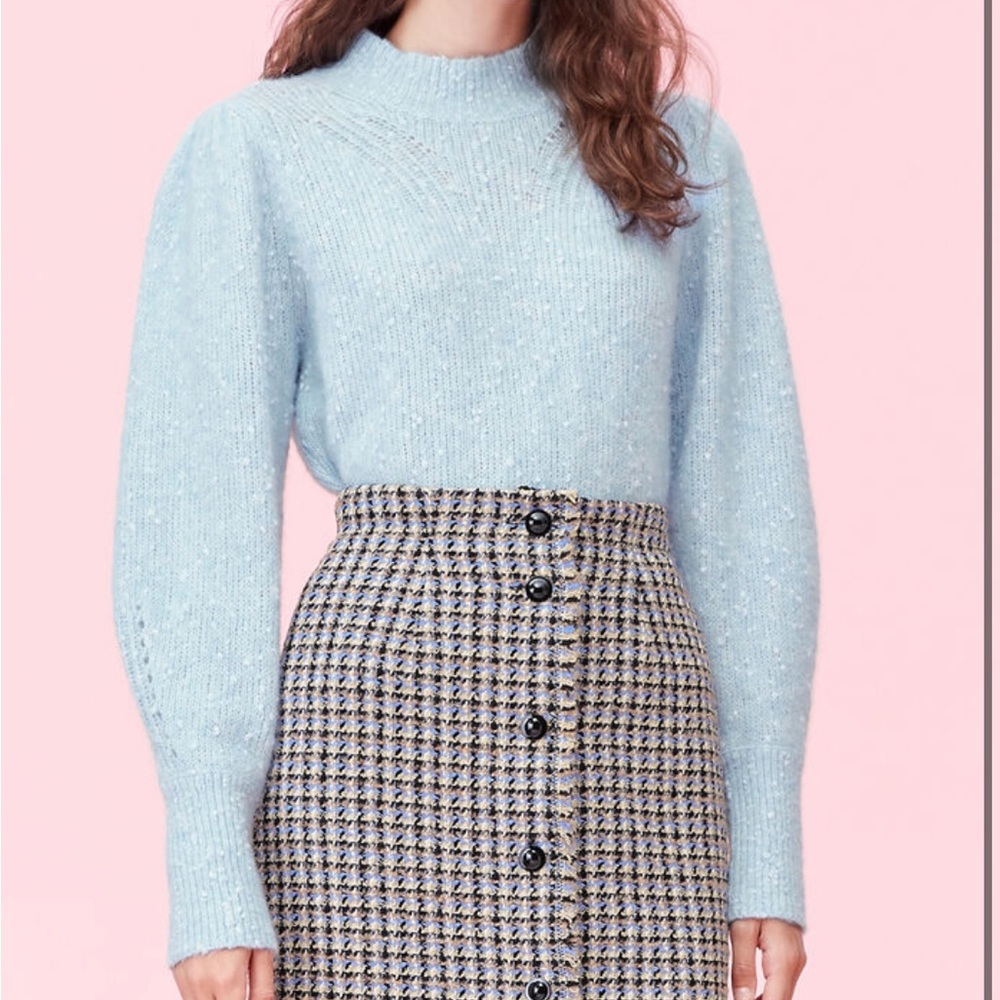 Rebecca Taylor Optic Tweed Pullover - Picture 5 of 15